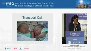 SGANZICS 2019 Current therapies in critical Pertussis [upl. by Selhorst]