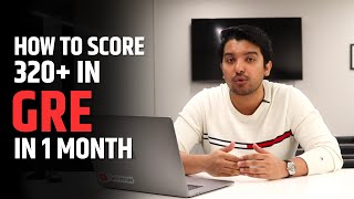 How to score 320 in GRE in 1 month [upl. by Mehetabel]