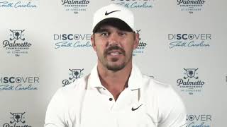 Brooks Koepka About Bryson DeChambeau 2021 Palmetto Championship at Congaree [upl. by Hajin]