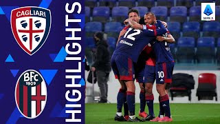 Cagliari 21 Bologna  Pereiro strikes at the death to give Cagliari a crucial win  Serie A 202122 [upl. by Ahcsap21]