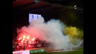 Pyroshow of Ferencváros Ultras A Derby Night to Remember [upl. by Royden]