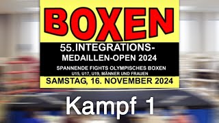 Kampf 1  55 IntegrationsMedaillenOpen FFB Boxen [upl. by Ericksen]