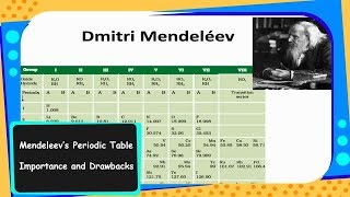 Chemistry  Mendeleev’s Periodic Table  Periodic Classification of Elements  Part 4  English [upl. by Hadeehsar203]