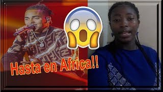 En África escuchan a Ozuna mira la chica que sueña con conocerlo [upl. by Acenes778]