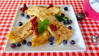 RECEPT NA NEJCHUTNĚJŠÍ PALAČINKY FRANCOUZSKÉ CRÊPES S NUTELOU SÝR A ŠUNKA NEBO MARMELÁDA [upl. by Anitnegra]