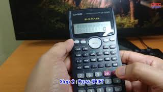 How to Reset Casio fx 570MS Scientific Calculator [upl. by Arej200]