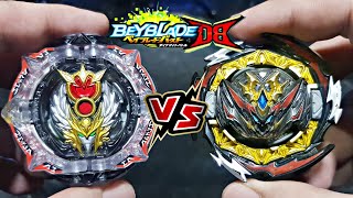 TAKARA TOMY GREATEST RAPHAEL VS DYNAMITE BELIAL  BEYBLADE BURST DB BATTLE [upl. by Gerius]