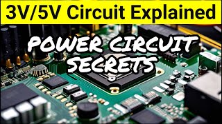 3V and 5V Motherboard System Power circuit explained  laptop repair [upl. by Athal]