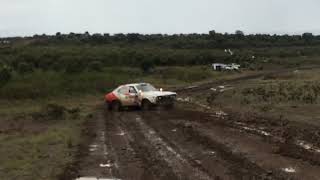 Stuck Datsun 120Y rally car [upl. by Ajssatsan]