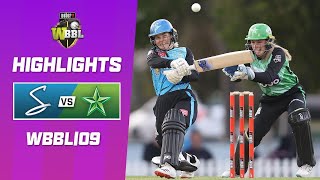 Adelaide Strikers v Melbourne Stars  WBBL09 [upl. by Jamel]