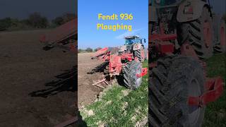 Fendt 936 Ploughing 🚜🔥 tractor agriculture fendt plough [upl. by Ekrub]