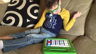 Jayden using PODD for iPad  direct access [upl. by Netti945]