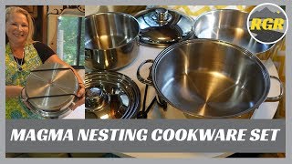 Magma Nesting Cookware Set  Product Review  Stainless Steel Quality Cookware [upl. by Schnapp]