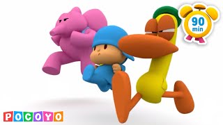 🥇 Pocoyo busca o ouro nas Olimpíadas  Pocoyo 🇧🇷 Português Brasil  90 min  DESENHOS ANIMADOS [upl. by Eimot]