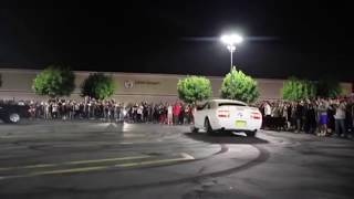 MUSTANG CRASHES INTO A CROWD OF SPECTATORS [upl. by Lig]