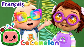 Les couleurs du kaléidoscope  Épisode Complet  CoComelon en Français  Chansons pour bébés [upl. by Laen]