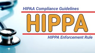 Chapter  8  HIPAA Enforcement Rule  HIPAA Components In Healthcare industry [upl. by Assetan966]