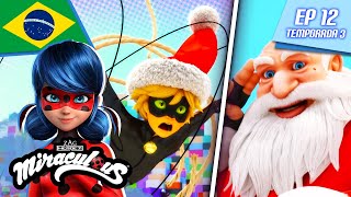 🇧🇷 MIRACULOUS  🐞 CHRIS MASTER 🐾  Episódio completo ▶️ Temporada 3 Ep 12  Português BRASIL 🇧🇷 [upl. by Odlaw]