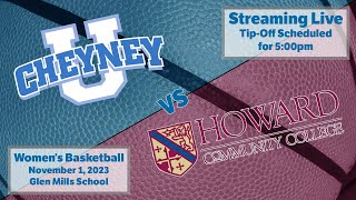 Cheyney University Womens Basketball vs Howard Community College  11012023 [upl. by Adnale474]