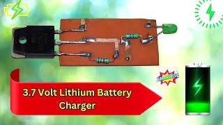 Amazing 37 Volt Lithium Battery Charger electronicsprojects [upl. by Airlia272]