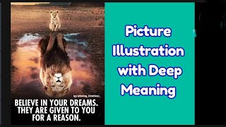 Picture Illustration with Deep Meaning l4learning786 [upl. by Chet]