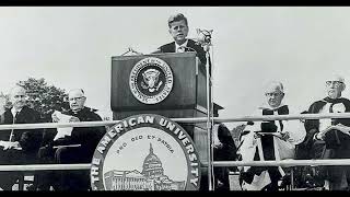 JFKs Historic Address American University Commencement 1963 [upl. by Alyss]