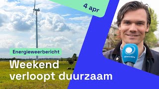 Energieweerbericht erg duurzaam weekend [upl. by Atalanti]