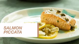 Salmon Piccata  How to make Salmon Piccata  Food Channel L Recipes [upl. by Cresida]