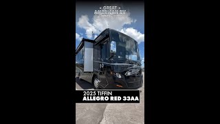 Introducing The NEW 2025 Tiffin Motorhomes Allegro RED 33AA  Available NOW at Great American RV [upl. by Malissia]