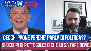 Borgonovo Replica duramente a Cecchi Parone e Lo Ridicolizza Senza Pietà [upl. by Ennaharas85]