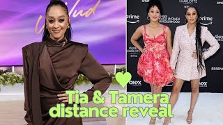 Tia Mowry says sister Tamera is  not as accessible  due to being in a different place in her life [upl. by Kong]