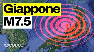 La spiegazione geologica del violento terremoto M75 che ha colpito il Giappone il 1 Gennaio 2024 [upl. by Euhc608]