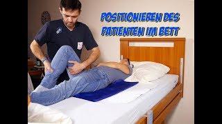 Positionieren des Patienten im Bett  Weva Care Gleittuch S [upl. by Richia]