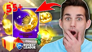 OPENING EVERY GOLDEN ITEM AFTER YEARS OF SAVING Golden Crate Opening Rocket League [upl. by Riancho]