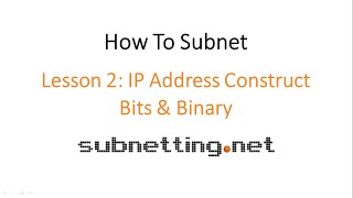 How to Subnet  Lesson 2 [upl. by Arleta]