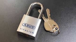 534 Abus Titalium 80TI40 Padlock Picked [upl. by Aleahs]