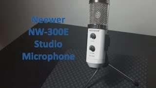 Neewer NW300 Studio Mic review  audio test [upl. by Eisus934]