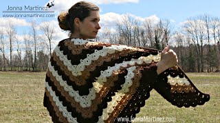 How To Crochet A Beautiful Shells Shawl  Crochet Shawl  EASY [upl. by Chaney]