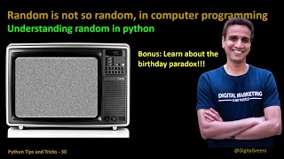 Random is not so random  understanding random in python [upl. by Alcine]