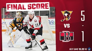 HIGHLIGHTS Belleville Senators  1 vs WilkesBarreScranton Penguins  5 [upl. by Shaughnessy]