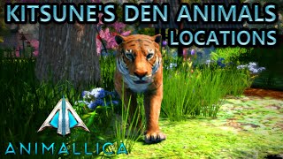 All Animals Locations In Kitsunes Den Including Legendary  ANIMALLICA [upl. by Eraste371]