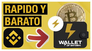 ✅ COMO ENVIAR BITCOIN BTC de BINANCE a WALLET of SATOSHI 🔒 con LIGHTNING NETWORK ⚡ [upl. by Arais179]