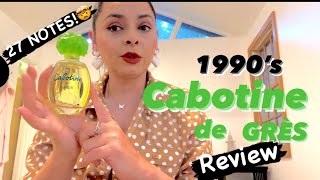 CABOTINE DE GRÈS 1990 perfume review unboxing amp first impressions cabotine perfume unboxing [upl. by Bennir]