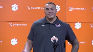 Tristan Leigh sees ‘extremely confident’ Clemson offense [upl. by Aed]