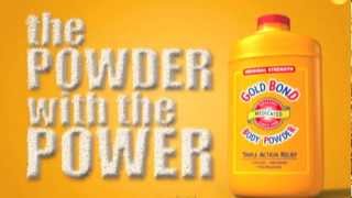 quotThe Powder with the Powerquot Original Gold Bond Powder Commercial [upl. by Nyleimaj]