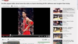 MICHAEL JORDAN amp PIPPEN WHINING IS WHY quotNO EXCESSIVE FOULS EXIST [upl. by Kelila]