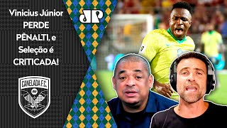 quotNÃO ME INTERESSA POR QUE o Vinicius Júnior BATEU O PÊNALTI Elequot Seleção EMPATA com Venezuela [upl. by Maurer]