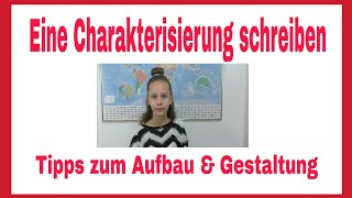 Deutsch  Charakterisierung schreiben  Tipps zum Aufbau amp Gestaltung  Schlau gefragt [upl. by Ojeibbob]