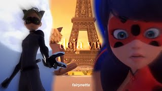 kuro neko  adrien agreste amp catwalker  deja vú  miraculous ladybug amv [upl. by Cliffes]