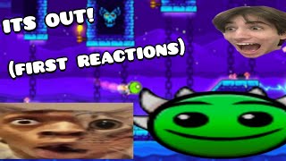 22 IS OUT FIRST REACTIONS  Geometry Dash 22 [upl. by Noedig]